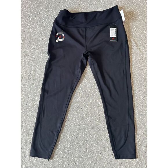 PELOTON XL Move Seamed High Waist Black Compression Leggings NWT - Picture 2 of 10